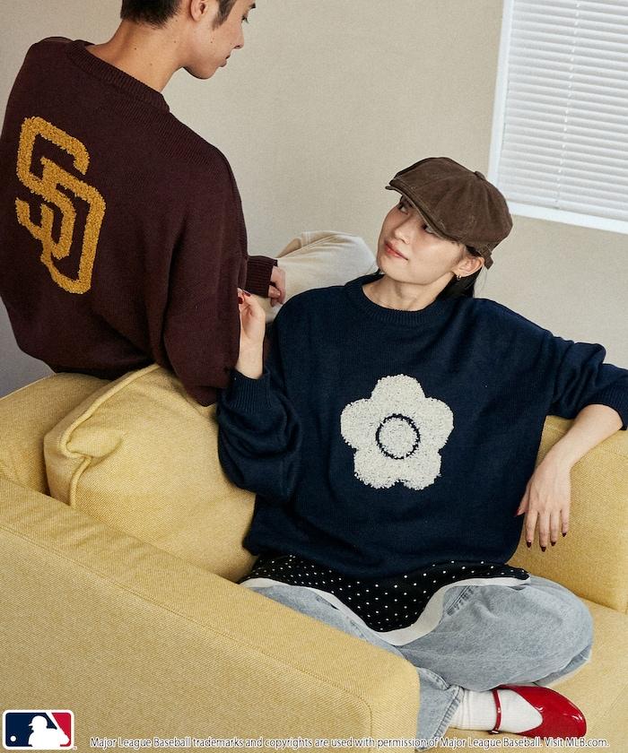 提花針織套頭衫