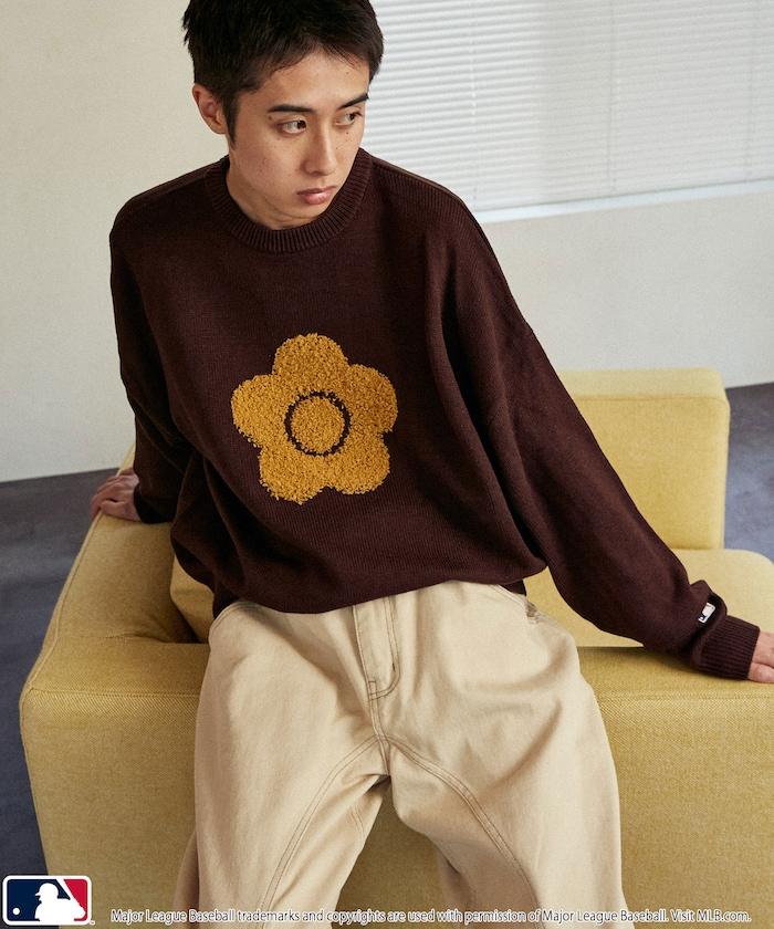 提花針織套頭衫