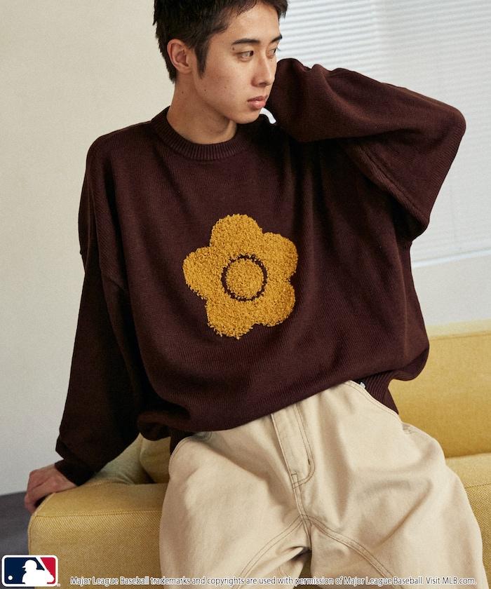 提花針織套頭衫