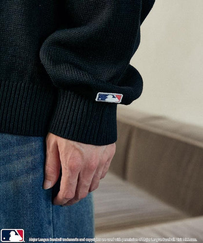 提花針織套頭衫