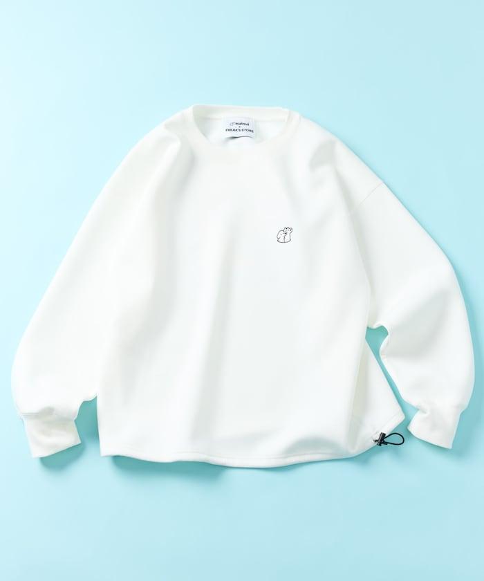 matsui×FREAK'S STORE 「レコード」抽繩後背印花圓領衛衣