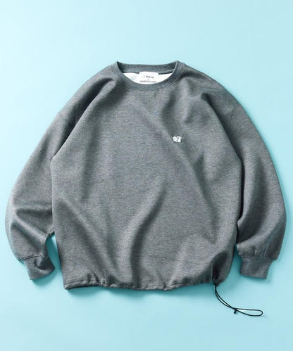 matsui×FREAK'S STORE 「レコード」抽繩後背印花圓領衛衣