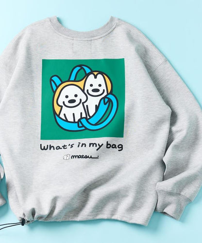 matsui×FREAK'S STORE 限定「つれてって Take me」抽繩後背印花圓領衛衣
