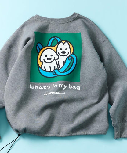 matsui×FREAK'S STORE 限定「つれてって Take me」抽繩後背印花圓領衛衣