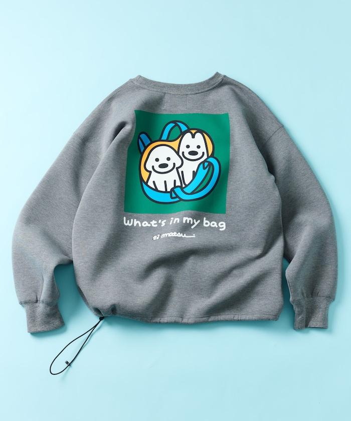 matsui×FREAK'S STORE 限定「つれてって Take me」抽繩後背印花圓領衛衣