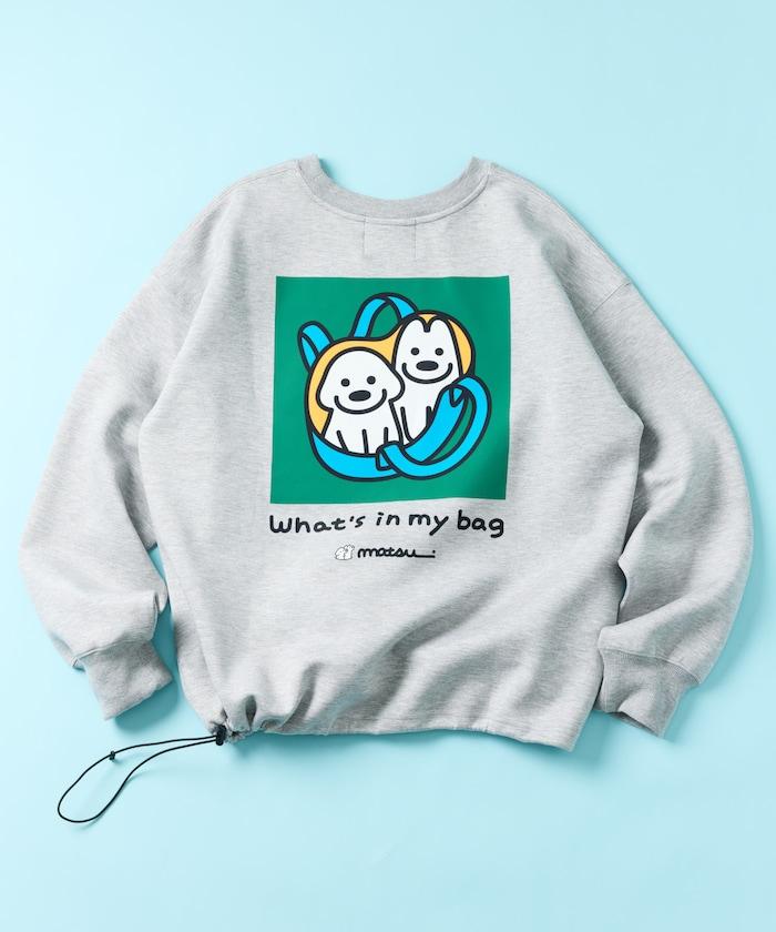 matsui×FREAK'S STORE 限定「つれてって Take me」抽繩後背印花圓領衛衣