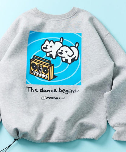 matsui×FREAK'S STORE 「dancing」抽繩後背印花圓領衛衣