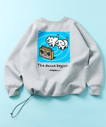 matsui×FREAK'S STORE 「dancing」抽繩後背印花圓領衛衣