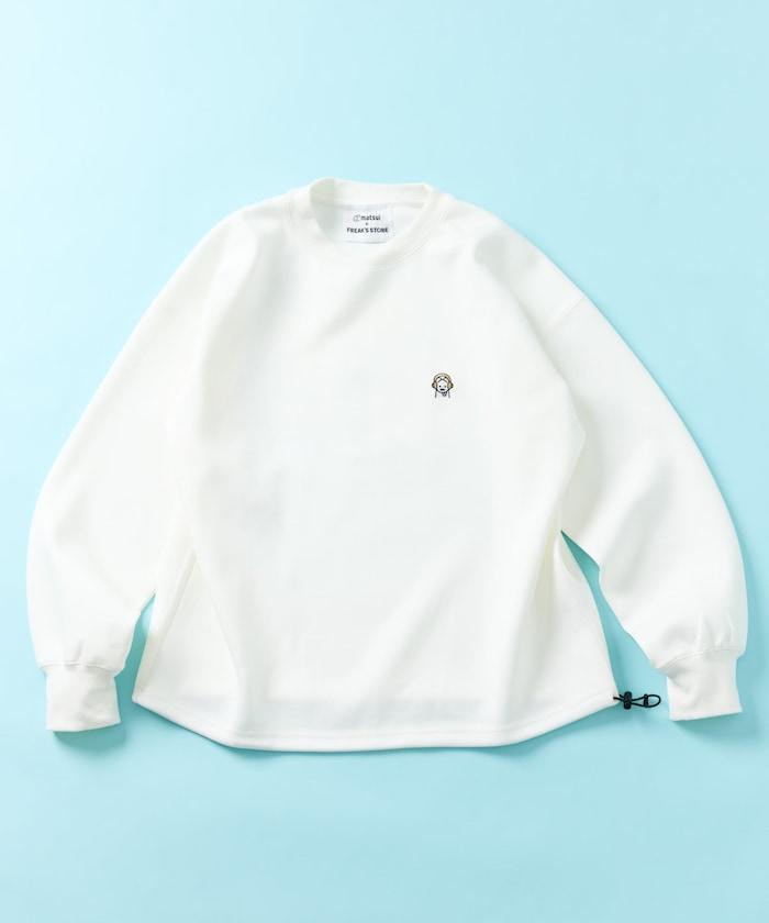 matsui×FREAK'S STORE 「dancing」抽繩後背印花圓領衛衣