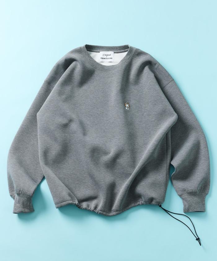 matsui×FREAK'S STORE 「dancing」抽繩後背印花圓領衛衣