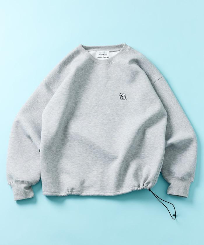 matsui×FREAK'S STORE 「レモン」抽繩後背印花圓領衛衣