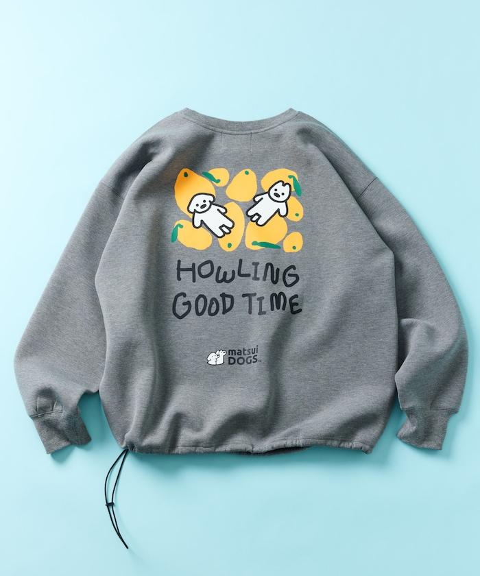 matsui×FREAK'S STORE 「レモン」抽繩後背印花圓領衛衣