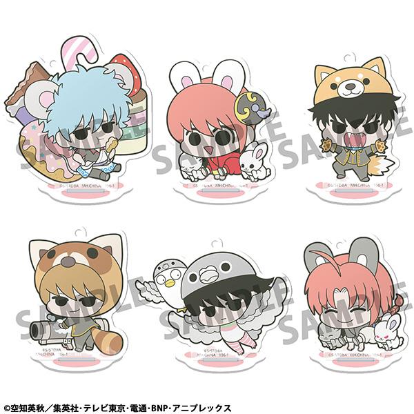 《銀魂》亞克力立牌 哈塔皇子的動物樂園【BOX／6個裝】