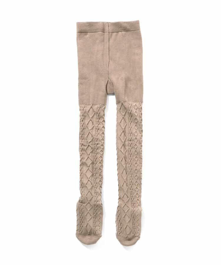 麻花編織高腰打底褲