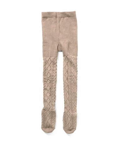 麻花編織高腰打底褲