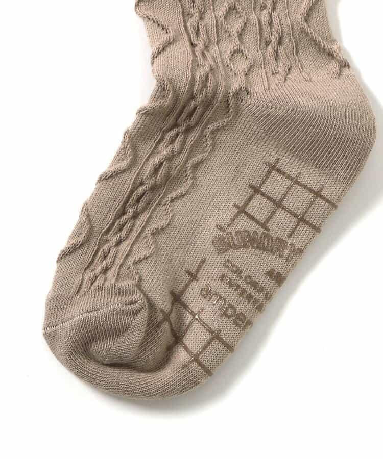 麻花編織高腰打底褲