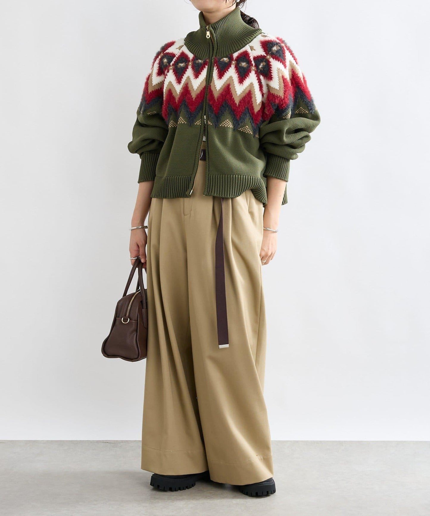 【現代感】北歐風針織夾克