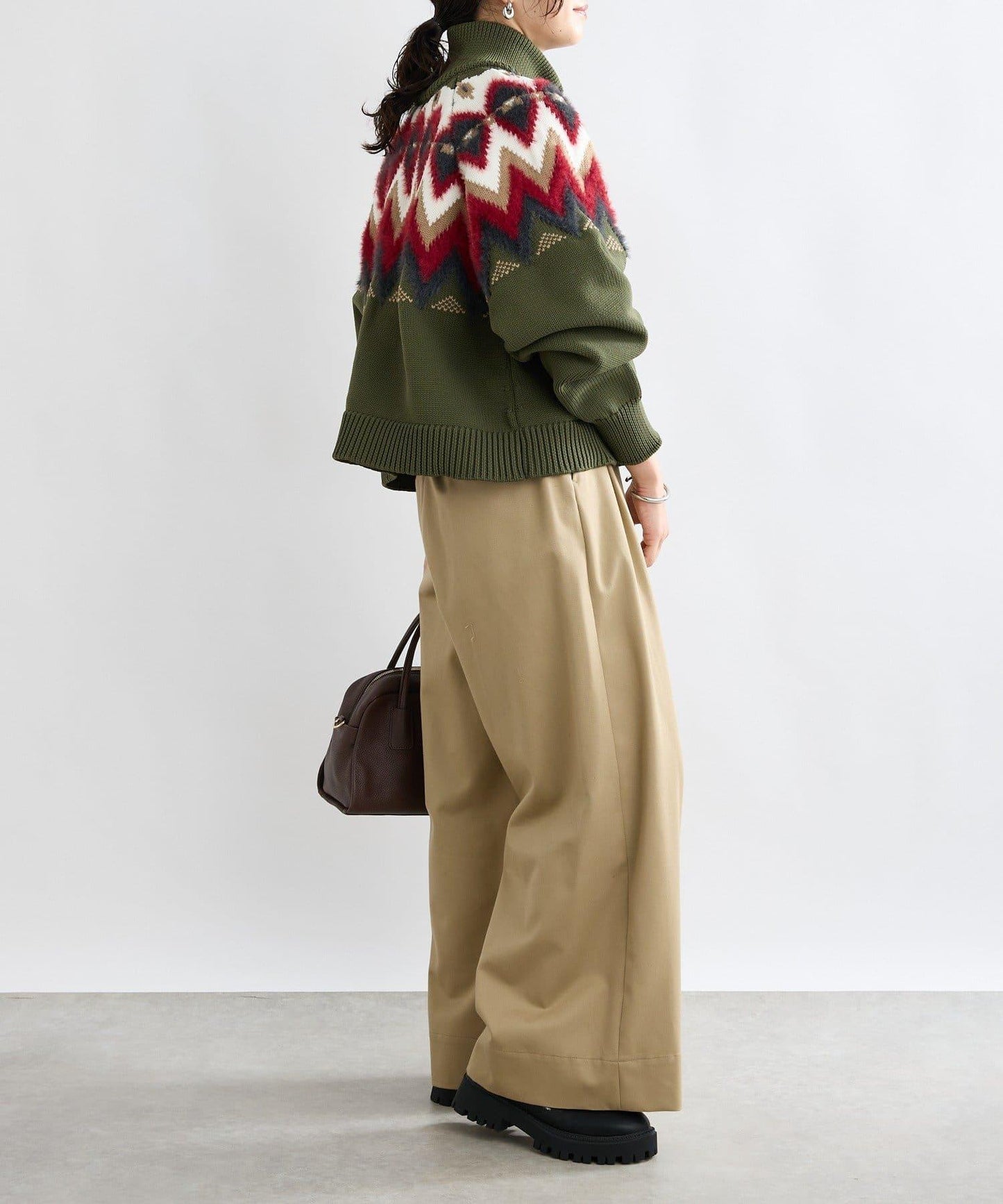 【現代感】北歐風針織夾克