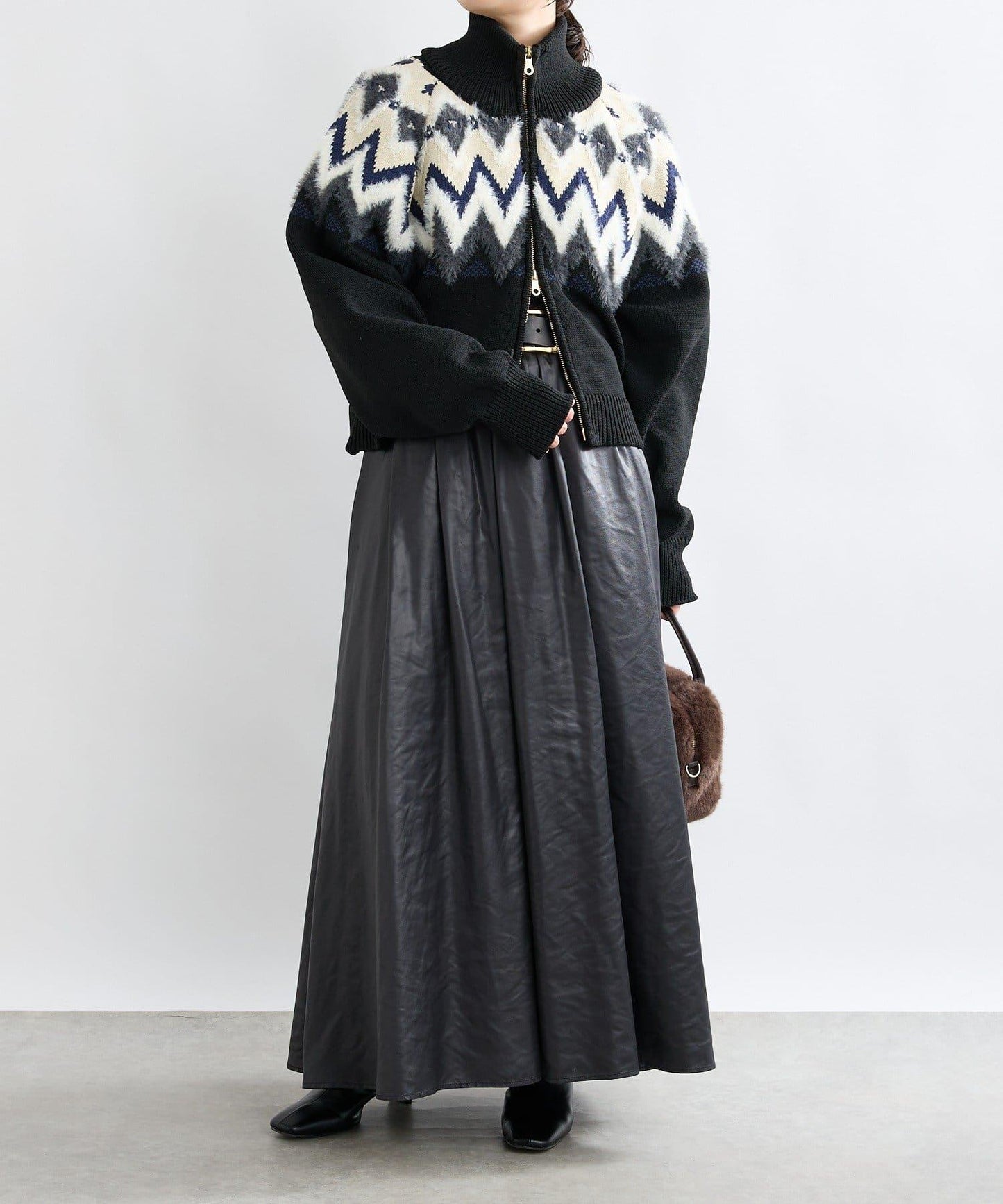 【現代感】北歐風針織夾克