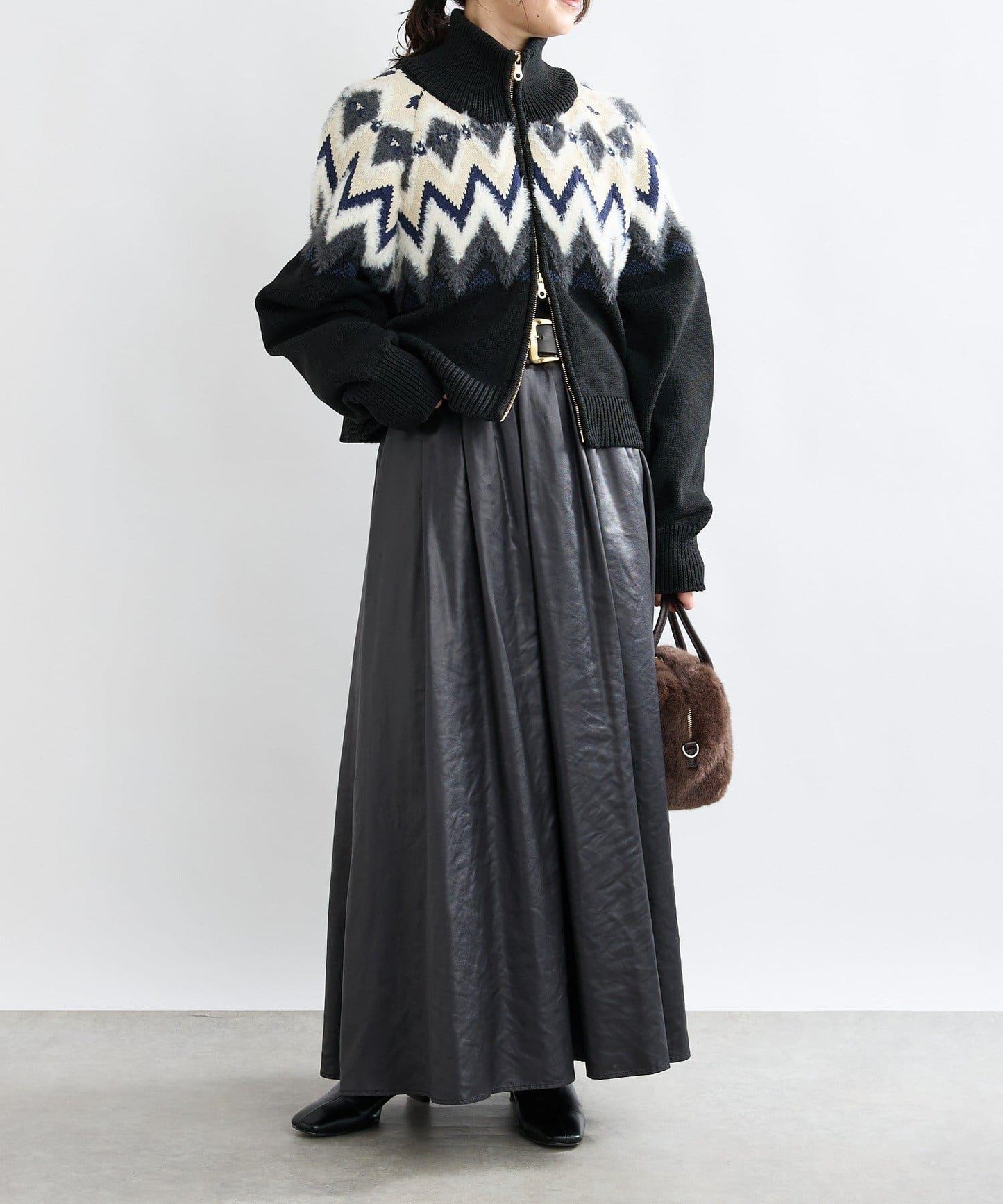 【現代感】北歐風針織夾克