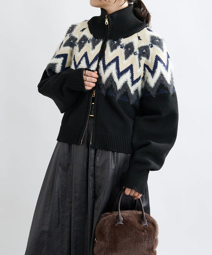 【現代感】北歐風針織夾克