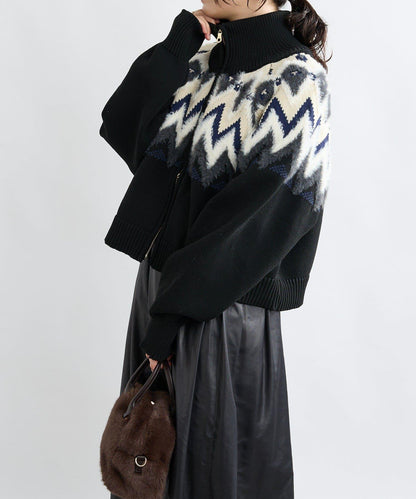 【現代感】北歐風針織夾克