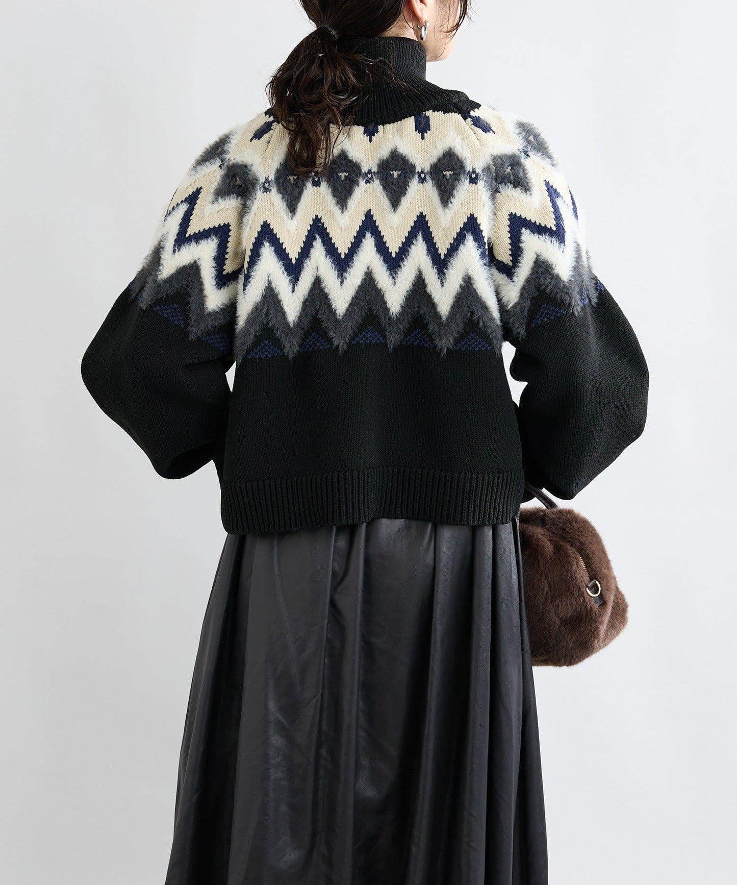 【現代感】北歐風針織夾克