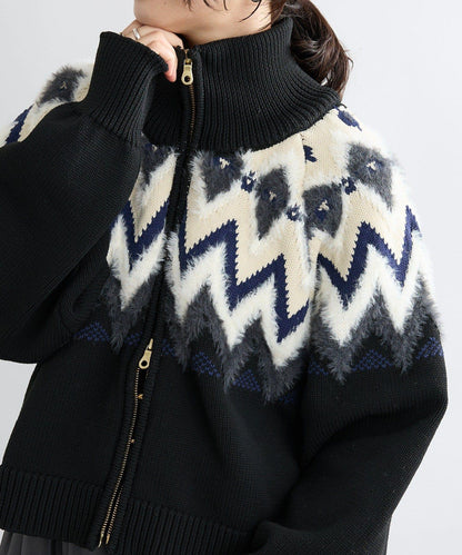 【現代感】北歐風針織夾克