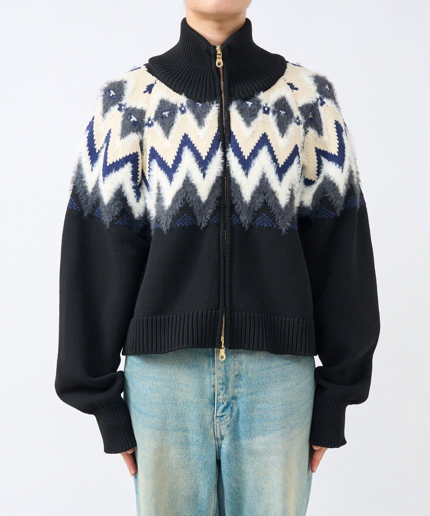 【現代感】北歐風針織夾克