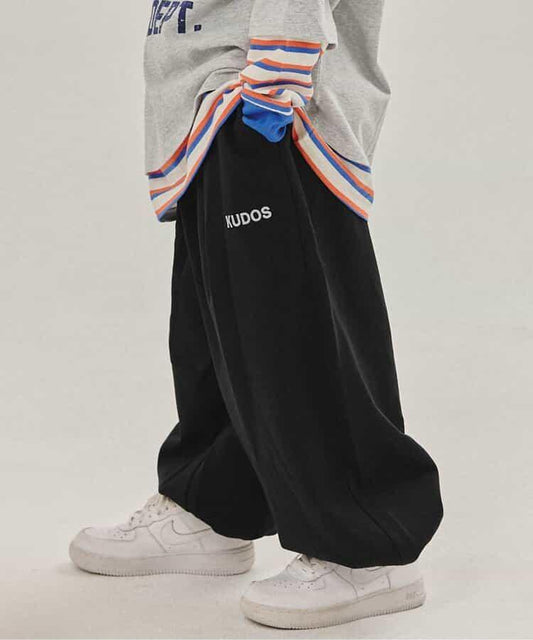 KUDOS 超寬鬆長褲 10分丈