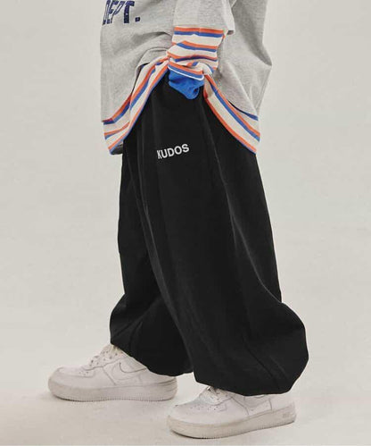 KUDOS 超寬鬆長褲 10分丈