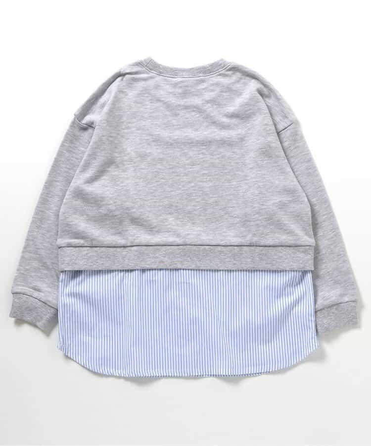 KUDOS 襯衫疊穿風衛衣