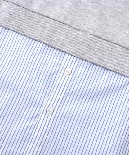 KUDOS 襯衫疊穿風衛衣