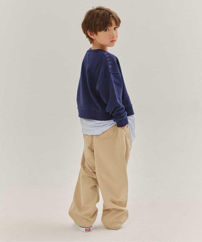 KUDOS 襯衫疊穿風衛衣