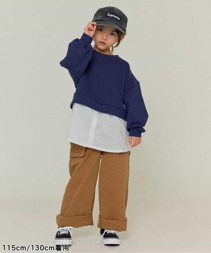 KUDOS 襯衫疊穿風衛衣