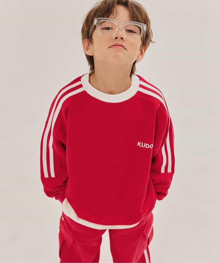 KUDOS 側邊條紋衛衣（可成套搭配）