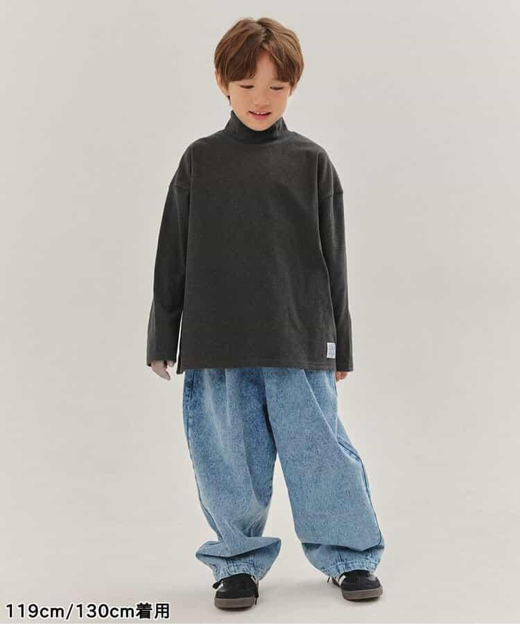 KUDOS 柔軟磨毛高領長袖T恤