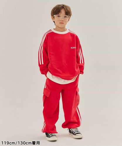 KUDOS 側邊條紋衛衣（可成套搭配）