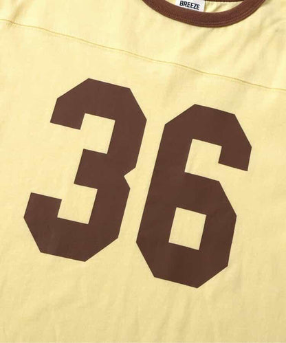 KUDOS拼色數字印花T恤