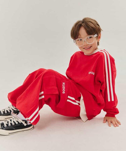 KUDOS 側邊條紋衛衣（可成套搭配）