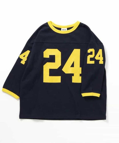 KUDOS拼色數字印花T恤