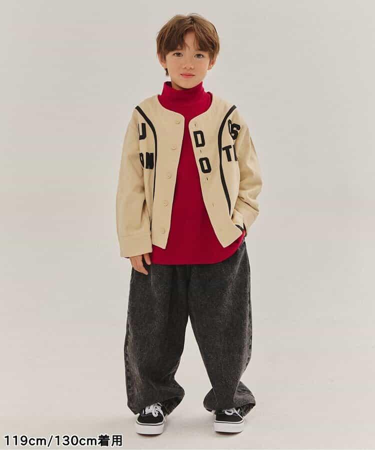 KUDOS 柔軟磨毛高領長袖T恤