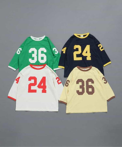 KUDOS拼色數字印花T恤