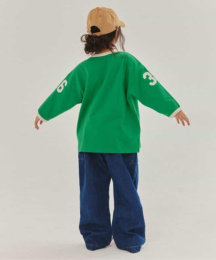 KUDOS拼色數字印花T恤