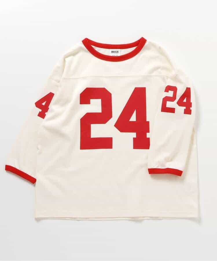 KUDOS拼色數字印花T恤