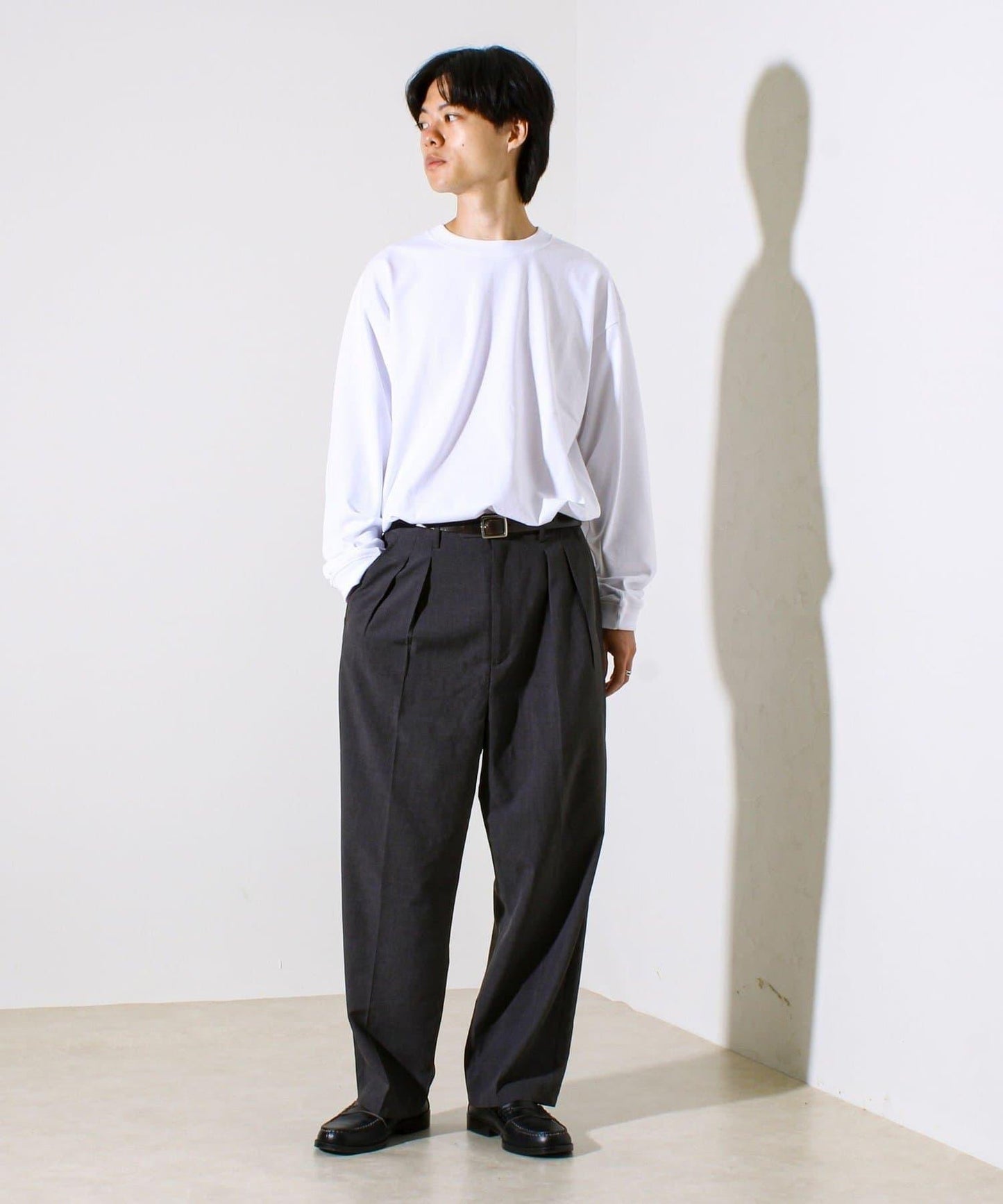 【6色可選/男女同款/基礎款】美國棉混紡厚重長袖T恤