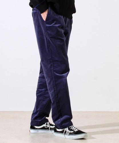 【保暖舒適且優雅】燈芯絨內里加絨彈力休閒褲