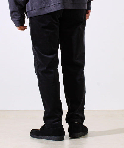 【保暖舒適且優雅】燈芯絨內里加絨彈力休閒褲