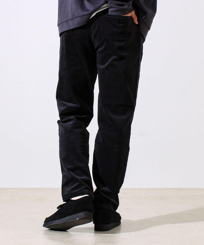 【保暖舒適且優雅】燈芯絨內里加絨彈力休閒褲