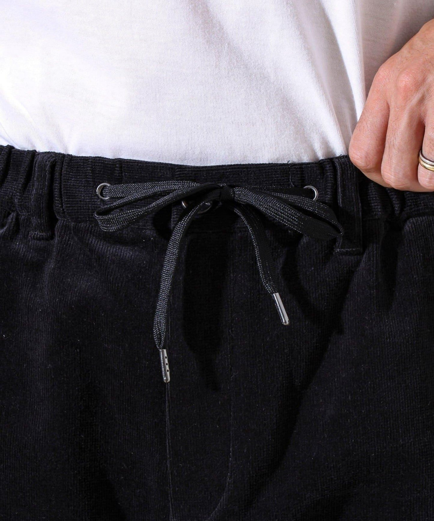 【保暖舒適且優雅】燈芯絨內里加絨彈力休閒褲